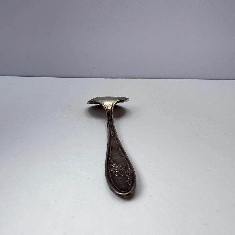 Oneida Community Queen Bess II Tudor Silverplate Solid Jelly Server Vtg 1940s